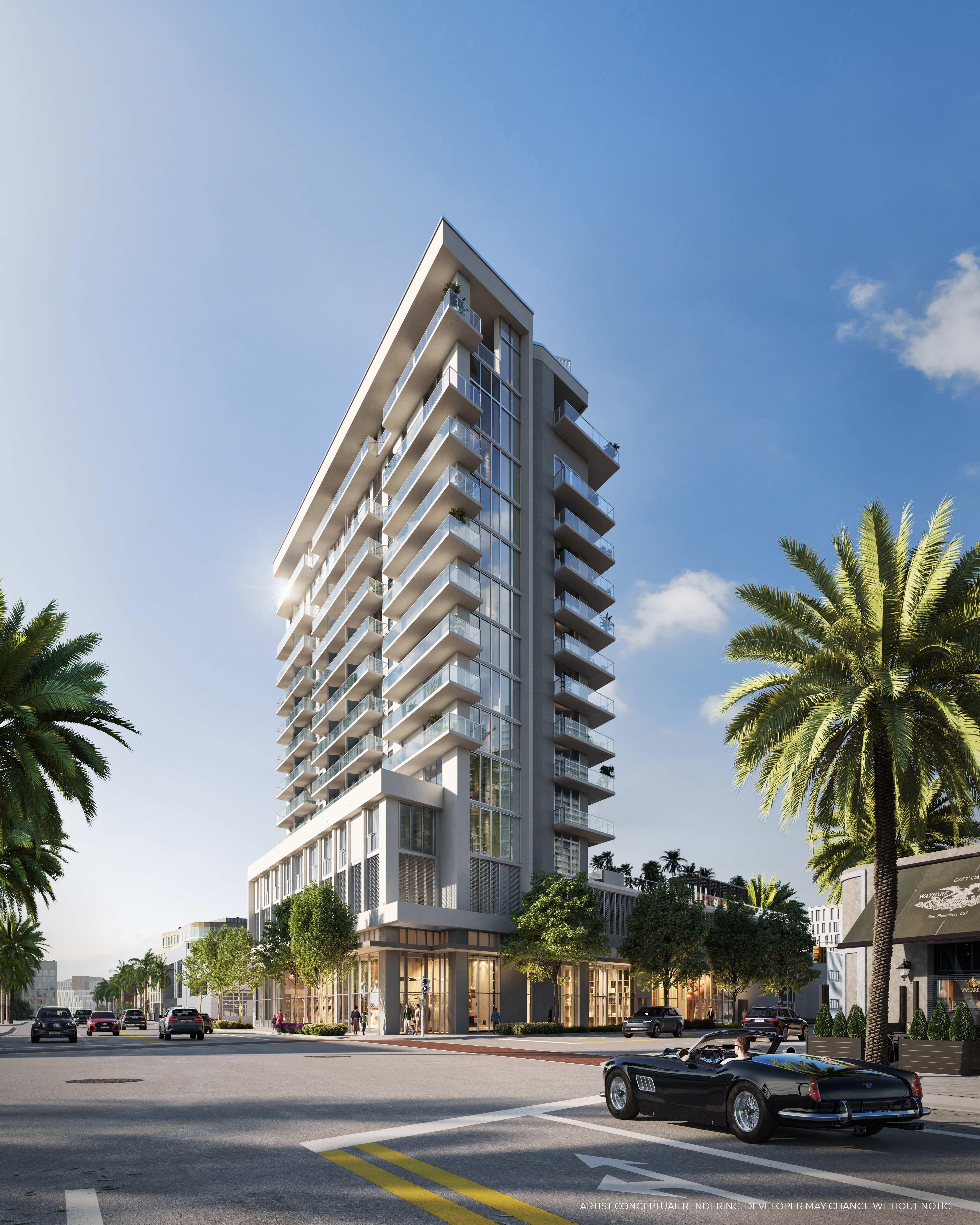 New Luxury 14-Story Condominium Tower, Palma Miami Beach Residences